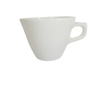 Corning USA White Ceramic Coffee Cup Mug Cone Shaped